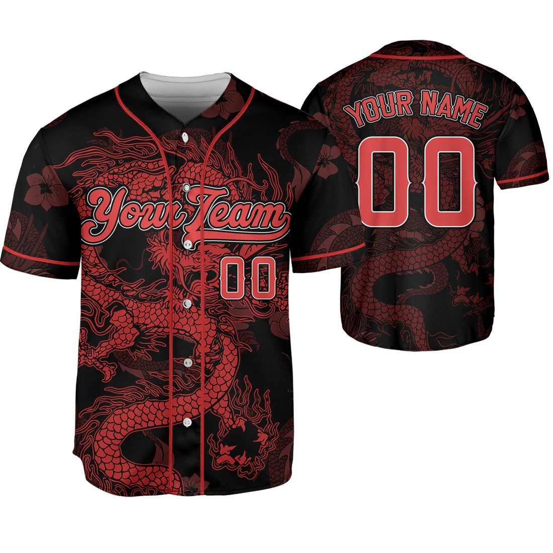 Personalize-Team-Name-Dragon-Texture-Art-Red