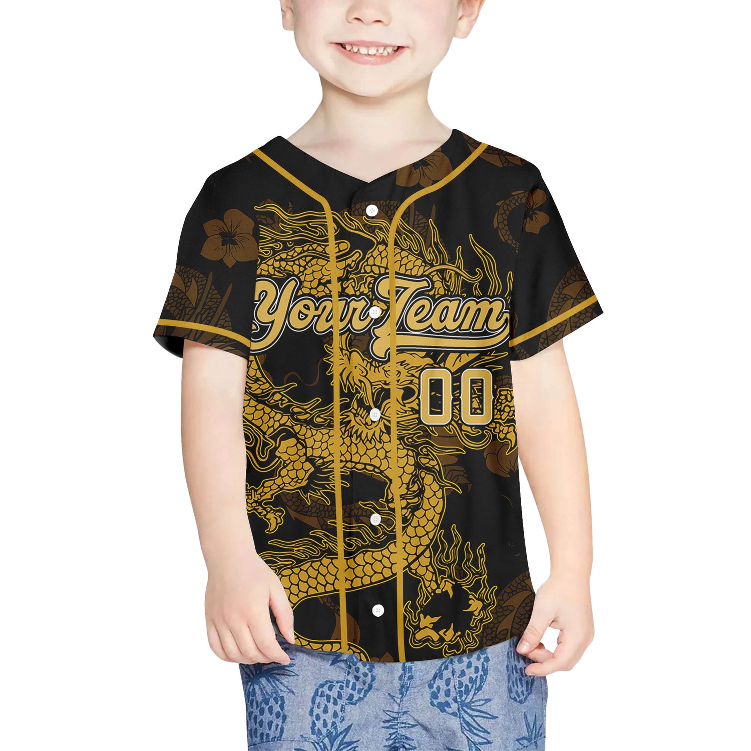 Personalize-Team-Name-Dragon-Texture-Art-Yellow