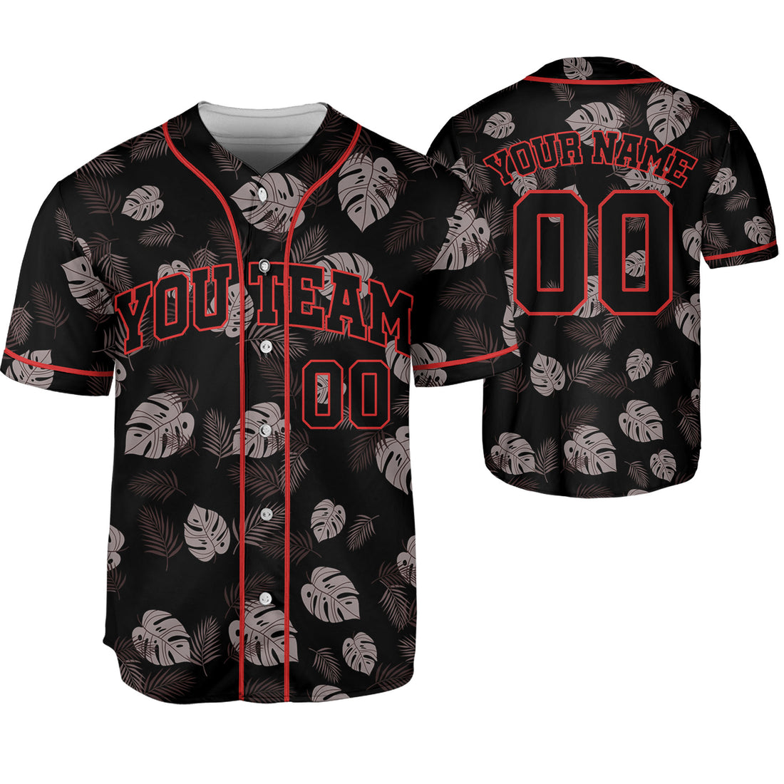 Personalize-Team-Name-Hawaii-Summer-Tropical-Awesome-Red