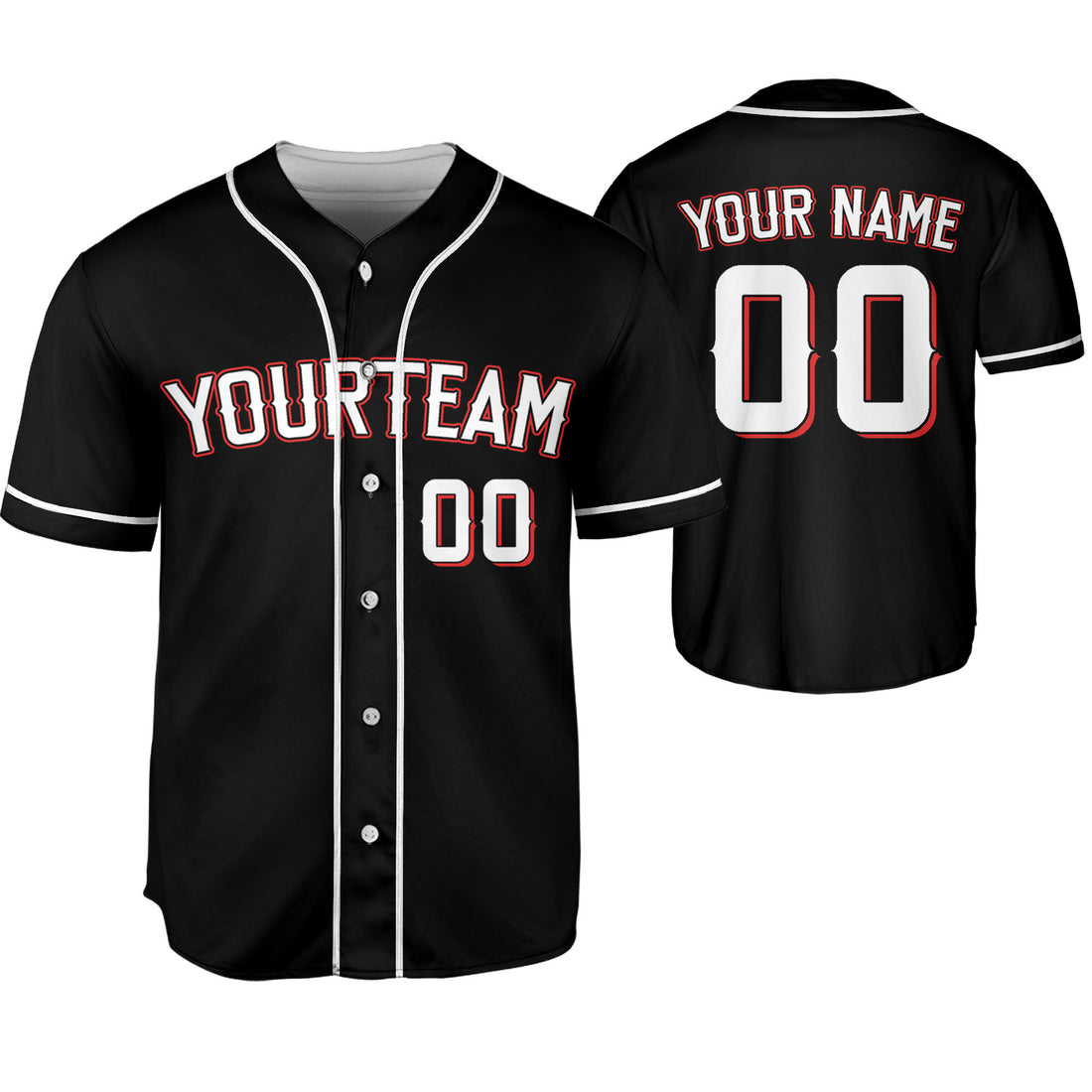 Custom Baseball Team Name Number So Cool Black