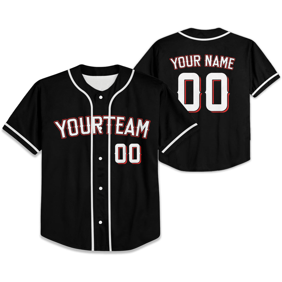 Custom Baseball Team Name Number So Cool Black