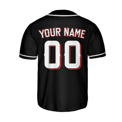 Custom Baseball Team Name Number So Cool Black