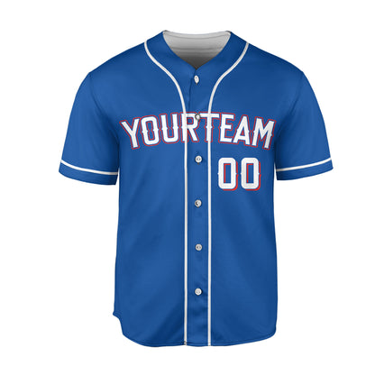 Custom Baseball Team Name Number So Cool Blue