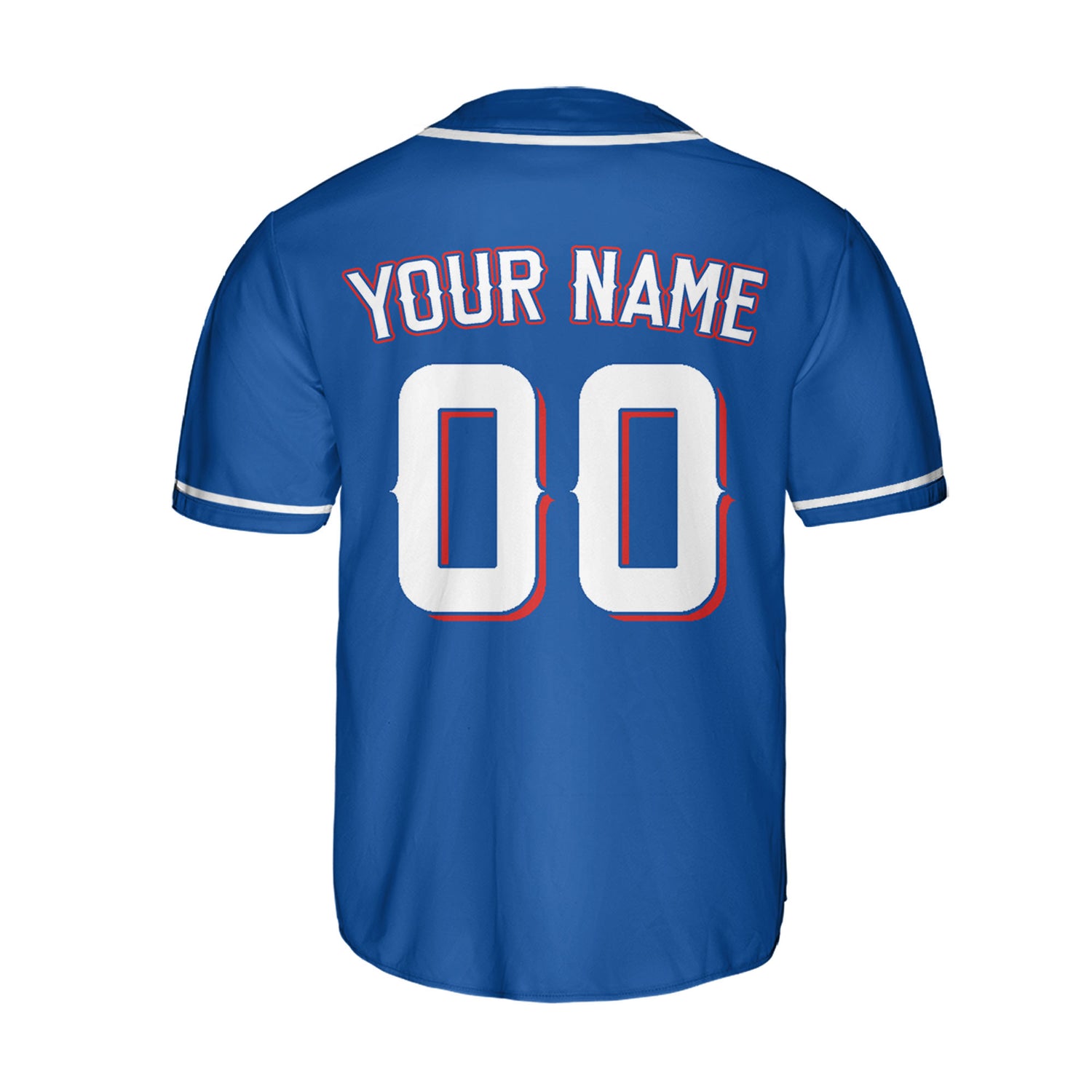 Custom Baseball Team Name Number So Cool Blue