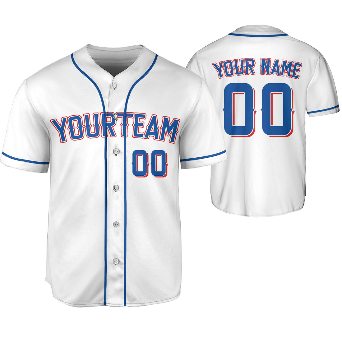 Custom Baseball Team Name Number So Cool White