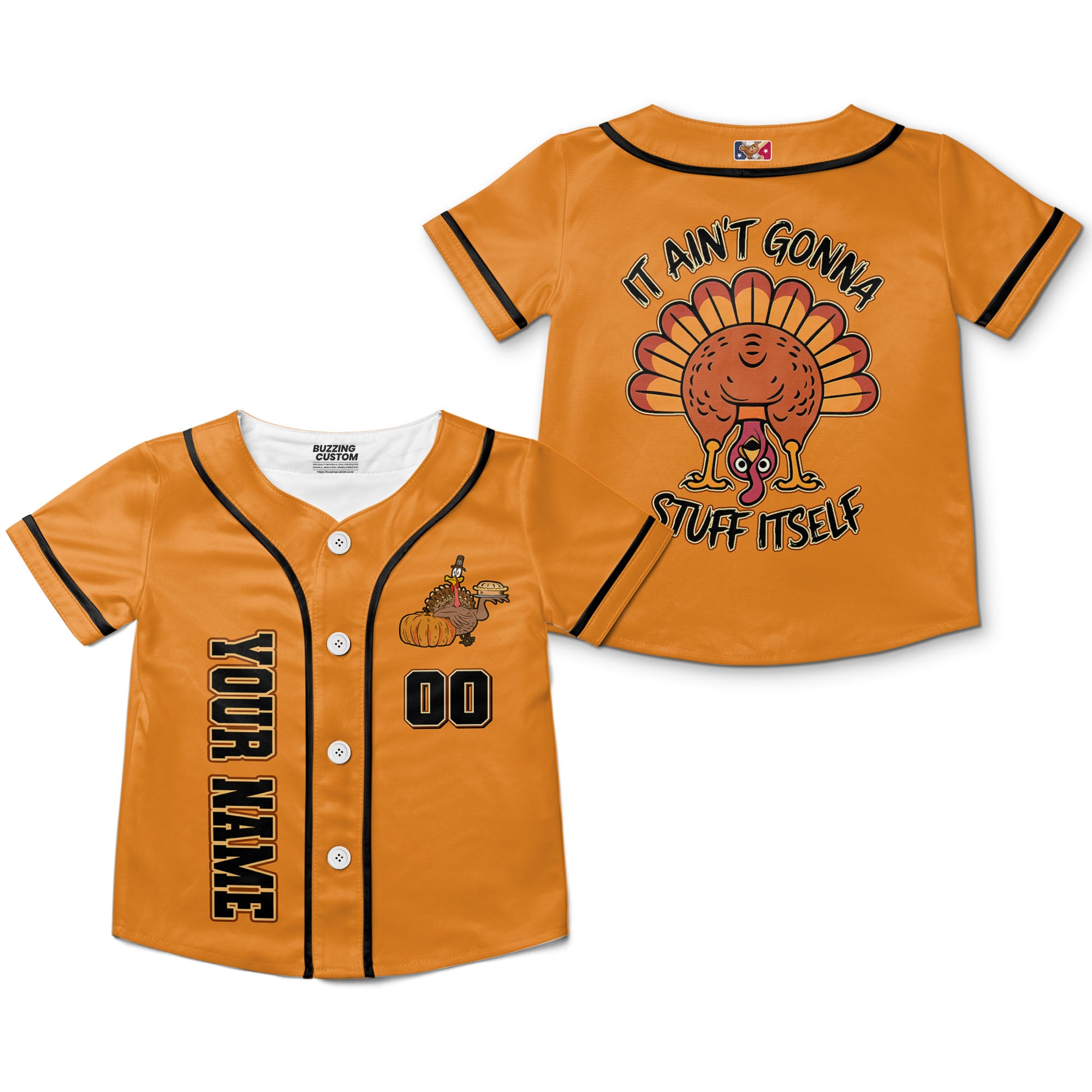 personalize-thanksgiving-baseball-it-aint-gonna-stuff-itself-orange-nda60-6867