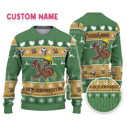 personalize-ugly-thanksgiving-turkey-player-football-green-nda30-9888