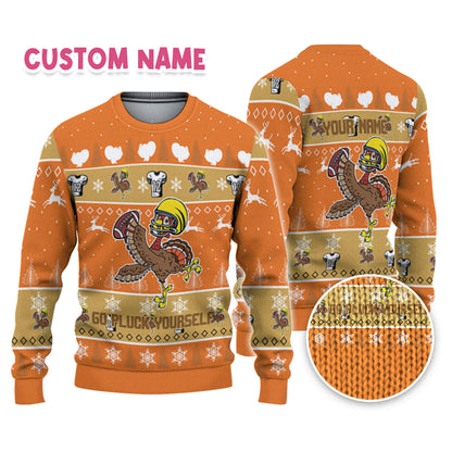 personalize-ugly-thanksgiving-turkey-player-football-orange-nda30-7810