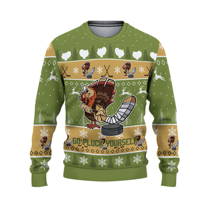 personalize-ugly-thanksgiving-turkey-player-hockey-sport-green-nda29-4000