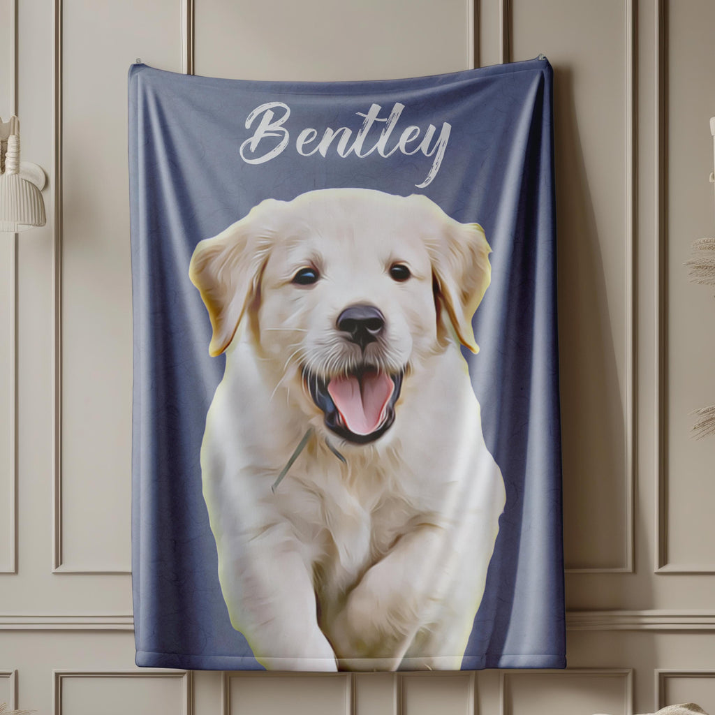 Personalized Pet Photo Blanket, Custom Dog Blankets, Customized Photo Throws,Minky Blanket Gifts, Pet Lover Gifts, Custom Cat Face Blankets 1818539653