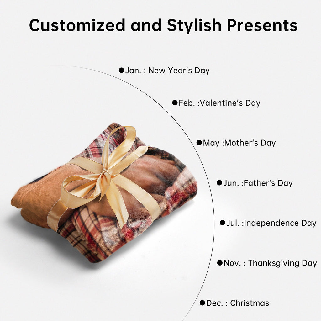 Personalized Photo Blanket, Custom Throw Blanket, Mothers Day Gifts, Family Photo Gifts, Couples Gift, Personalized Gift for Her or Him 1692919784