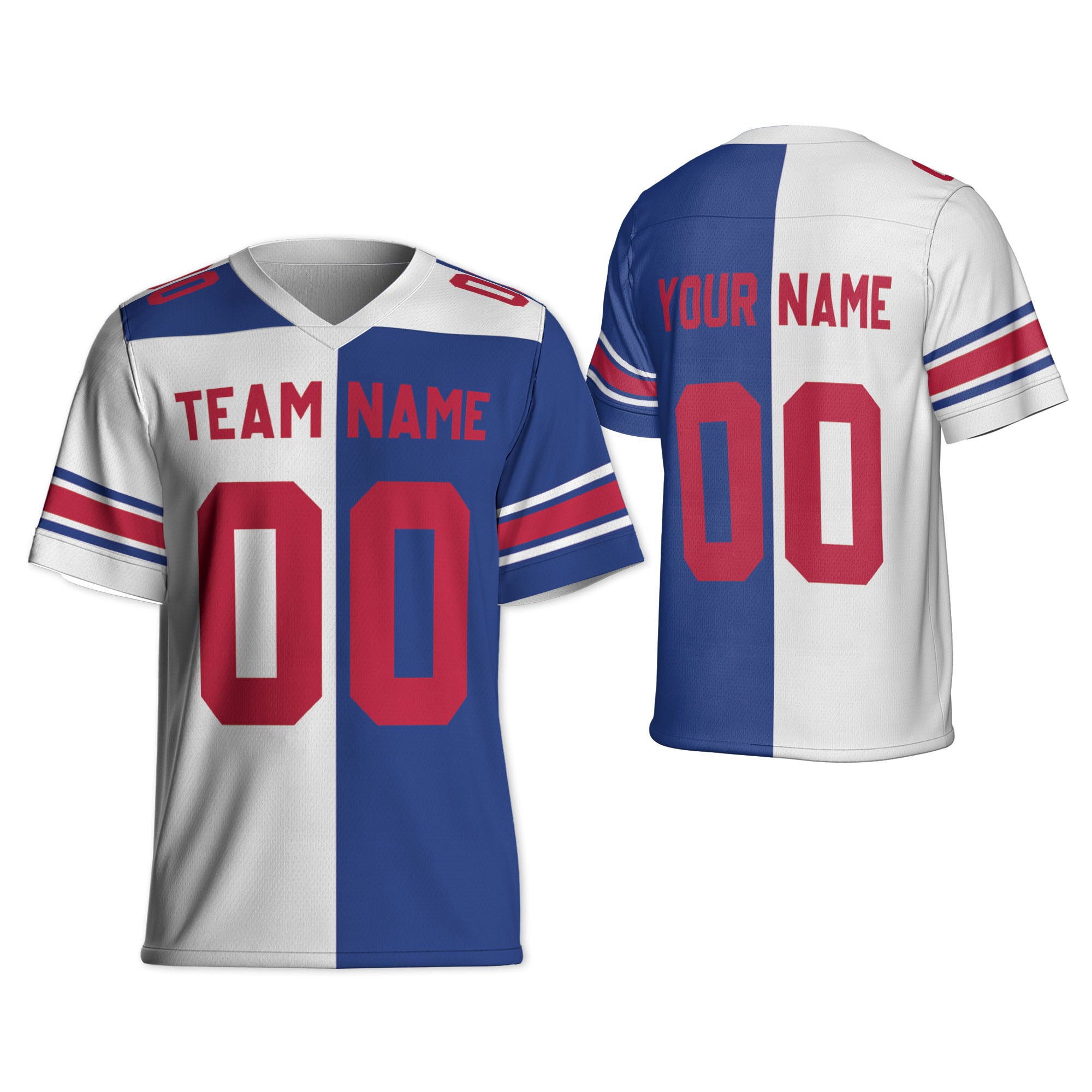 Personalized-Billes-Jersey-Football-Half-n-Half