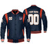 Personalized Famous Team CB Black and Orange Varsity I2