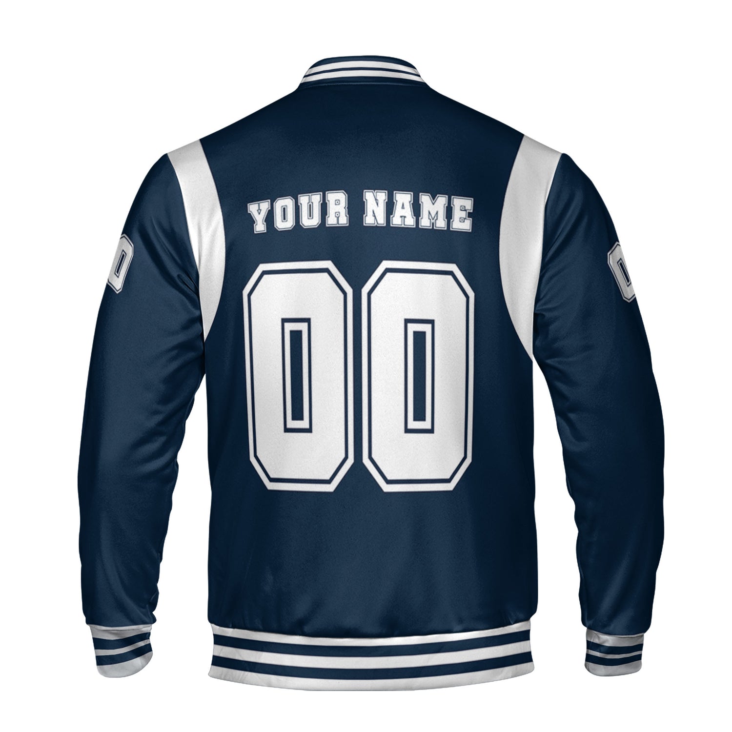 Personalized Famous Team DC Navy and White Varsity I2