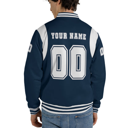 Personalized Famous Team DC Navy and White Varsity I2
