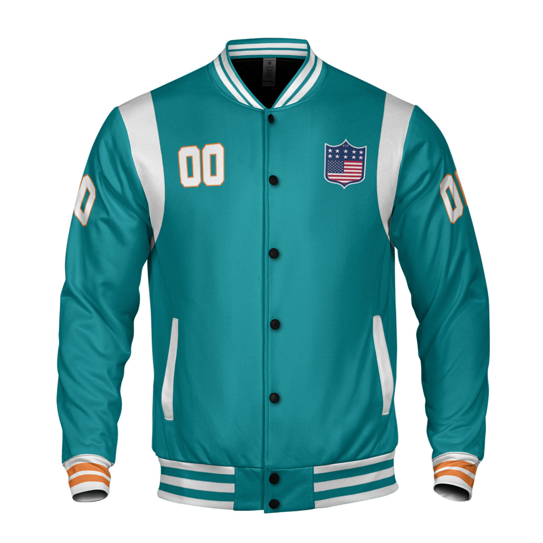 Personalized Famous Team MD Largoon blue and White Varsity I2