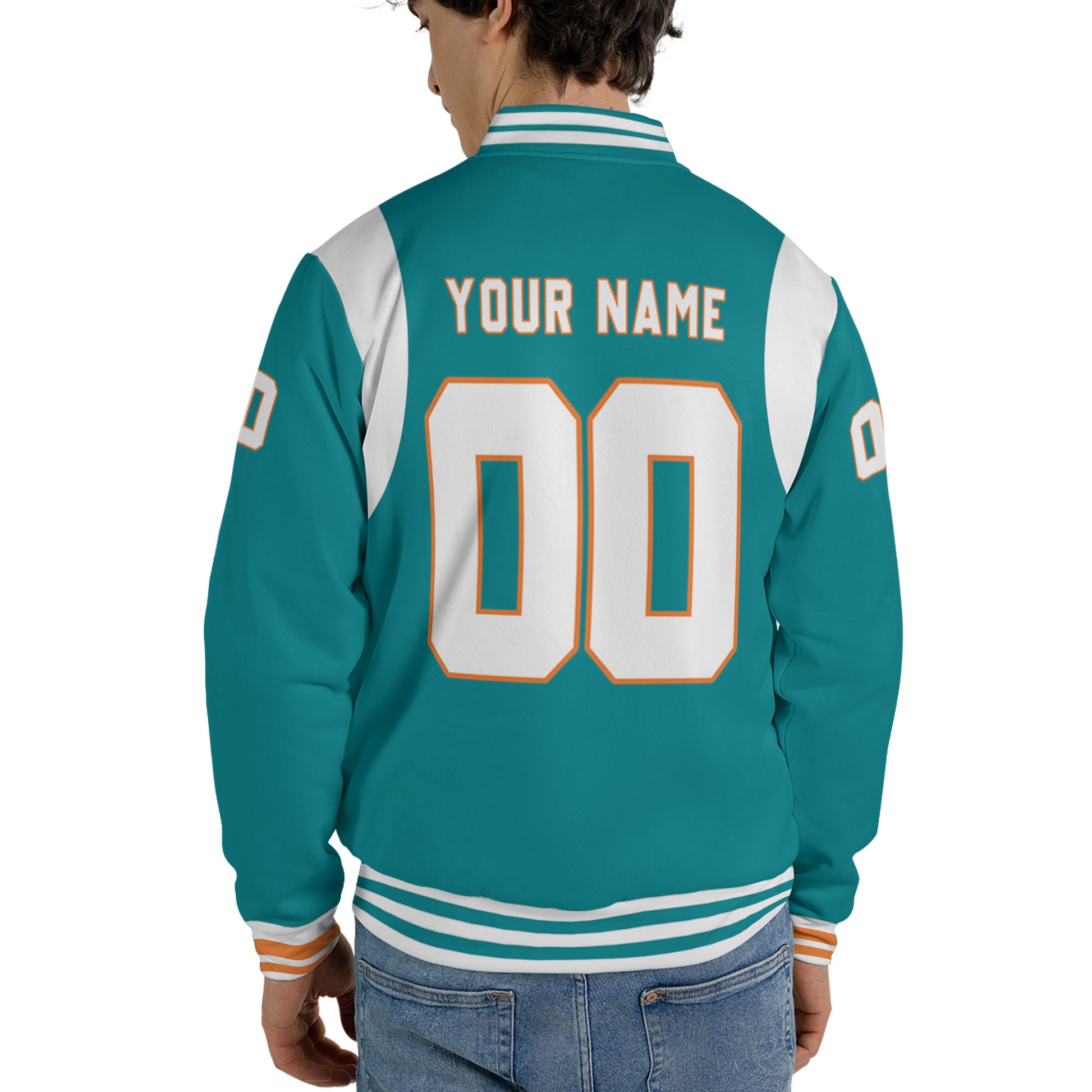 Personalized Famous Team MD Largoon blue and White Varsity I2