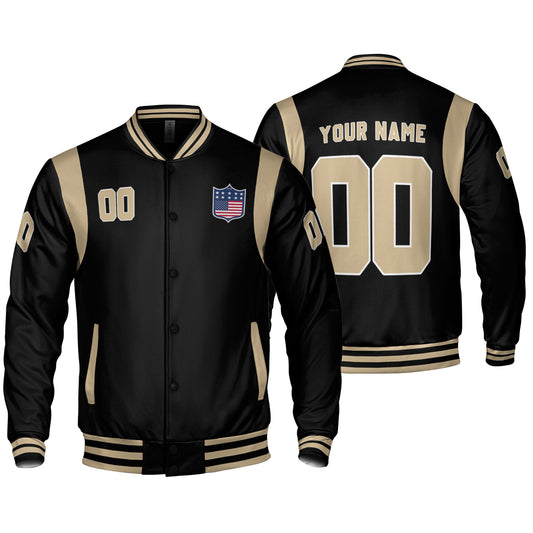 Personalized Famous Team NOS Black and ivory Varsity I2