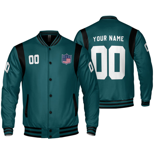 Personalized Famous Team PE Green and Black Varsity I2