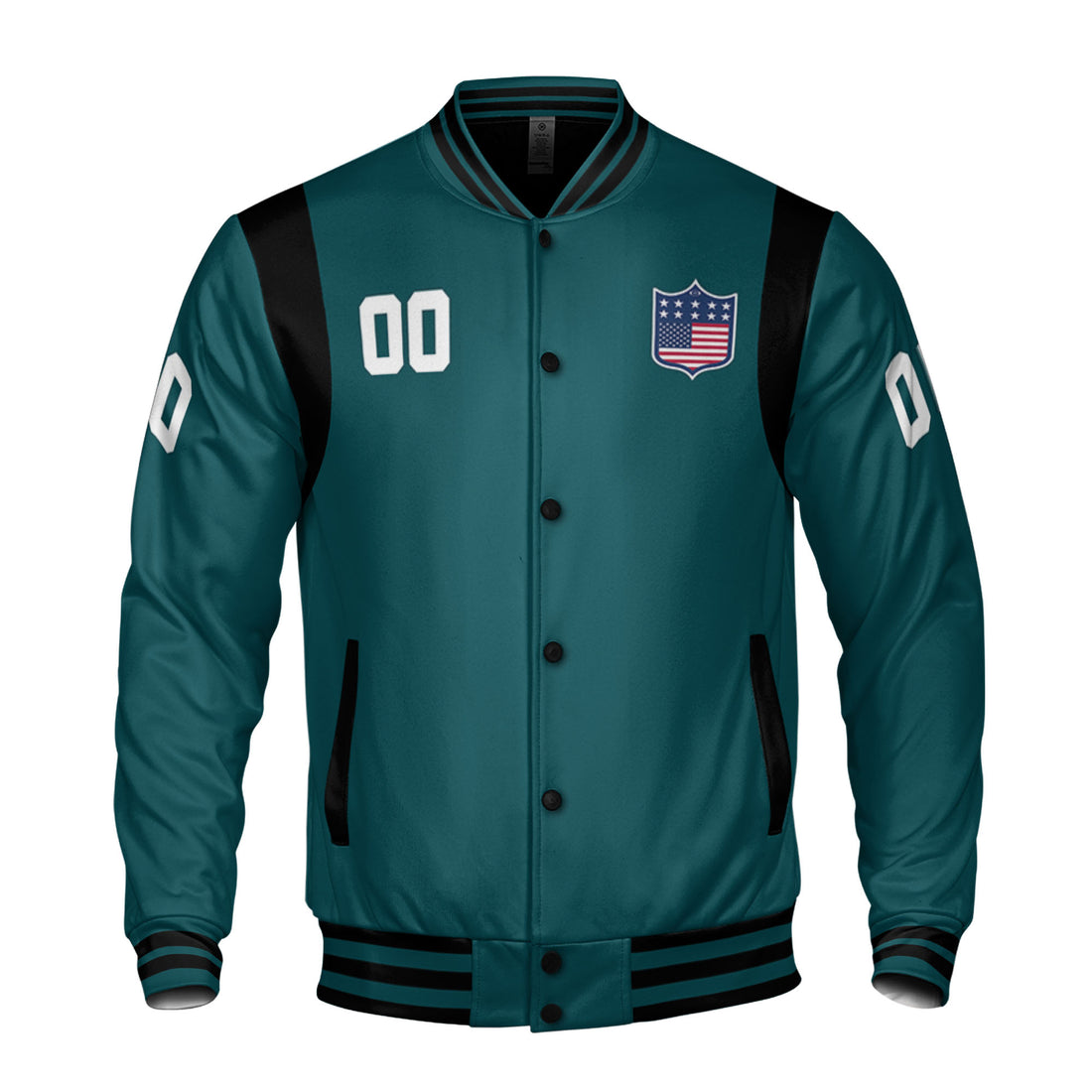 Personalized Famous Team PE Green and Black Varsity I2