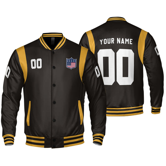 Personalized Famous Team PS Black and Yellow Varsity I2