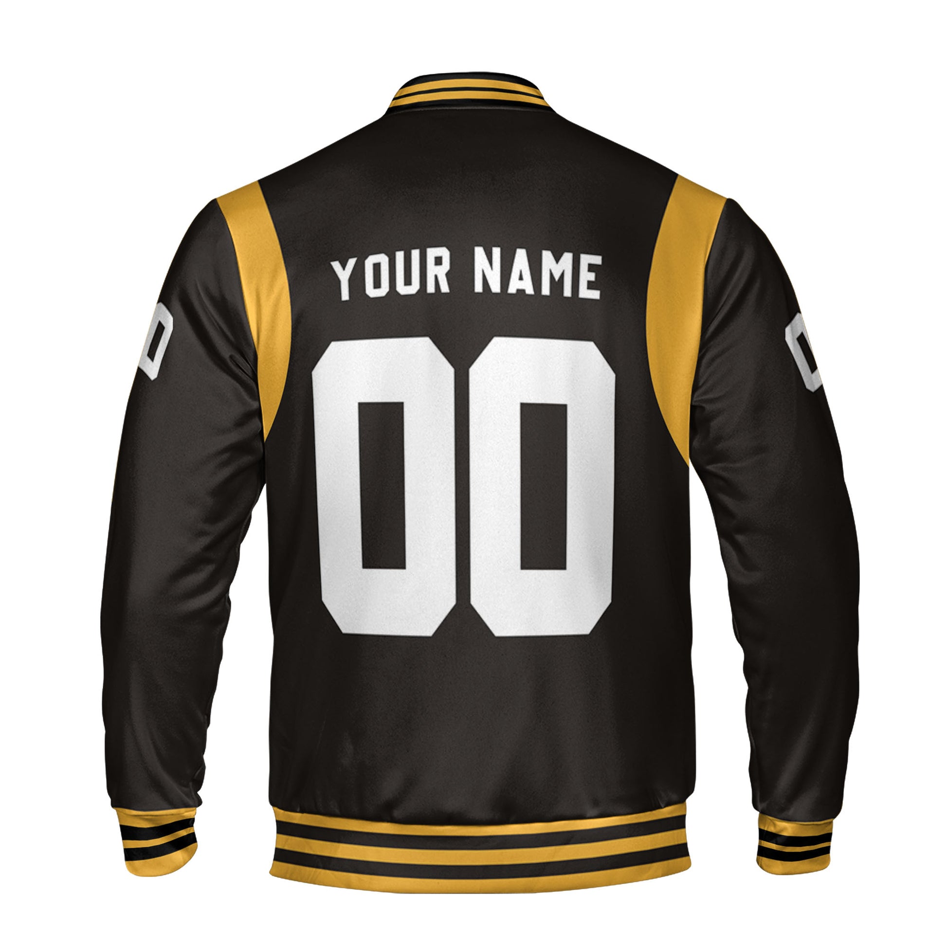 Personalized Famous Team PS Black and Yellow Varsity I2