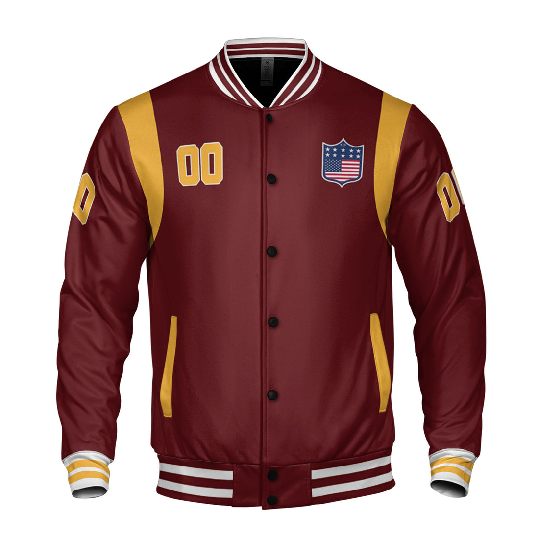 Personalized Famous Team WC Brick and Yellow Varsity I2