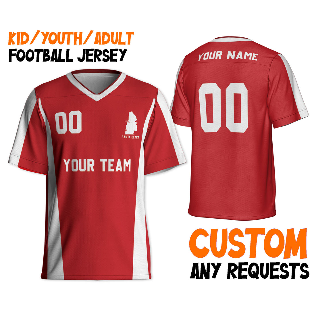 Custom-Football-Jersey-RED-V-WHITE-jersey-I2