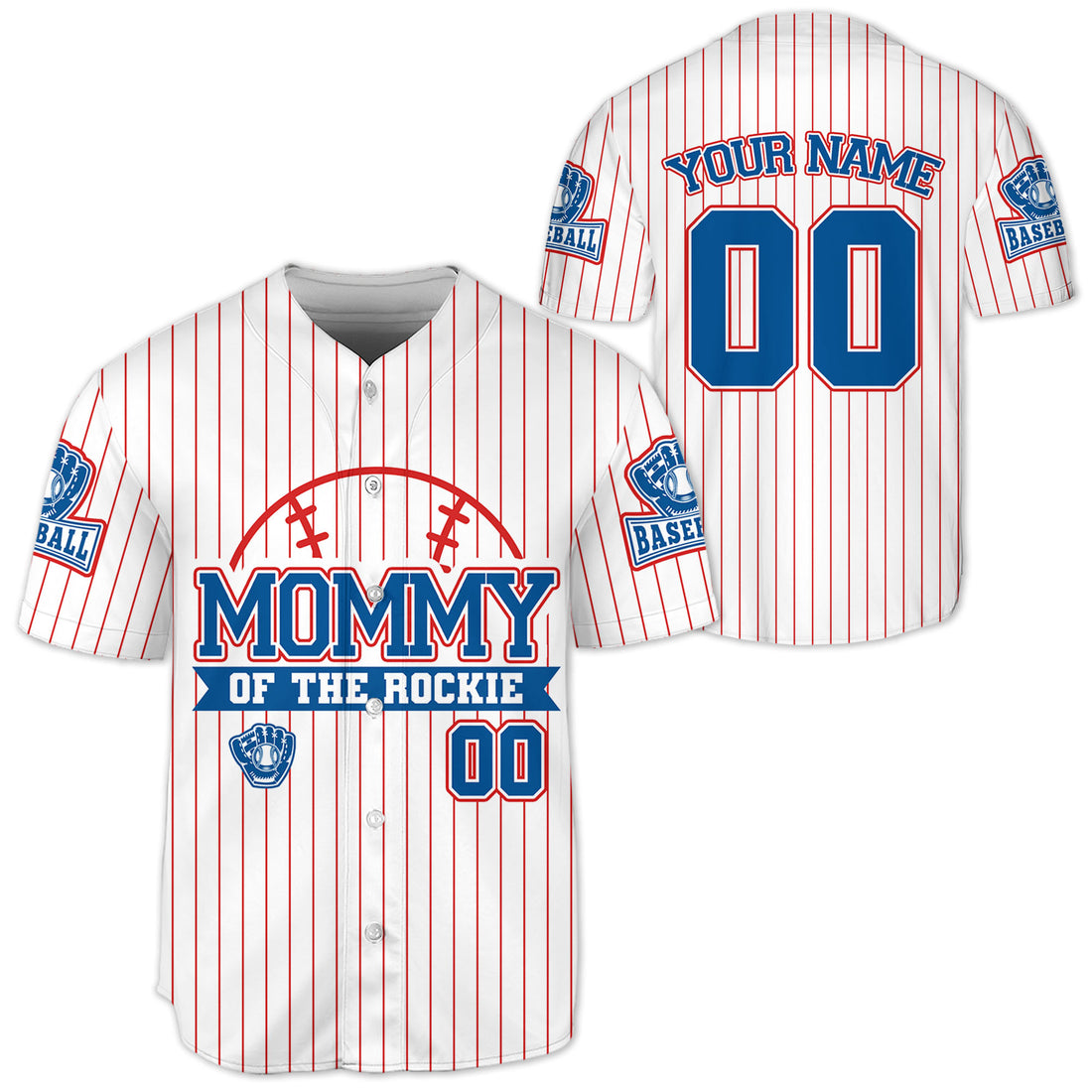 Personalized-Mommy-Of-The-Rockie-Red-Striped