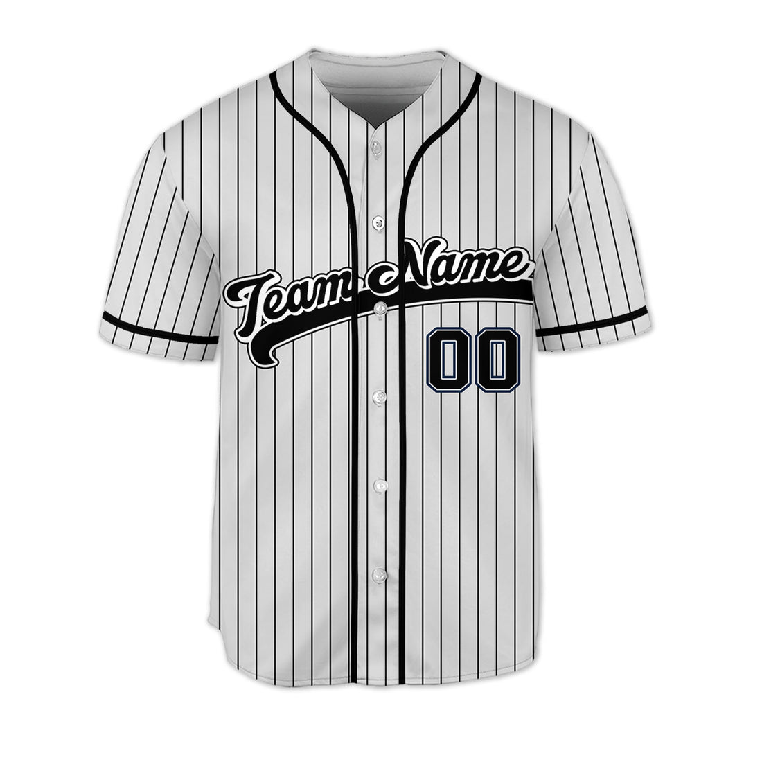 Personalized-Name-Custom-Collection-Grey-Striped-Black