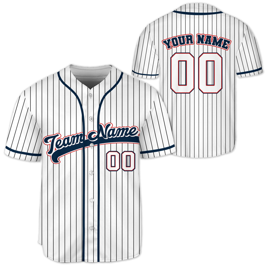 Personalized-Name-Custom-Collection-White-Black-Striped