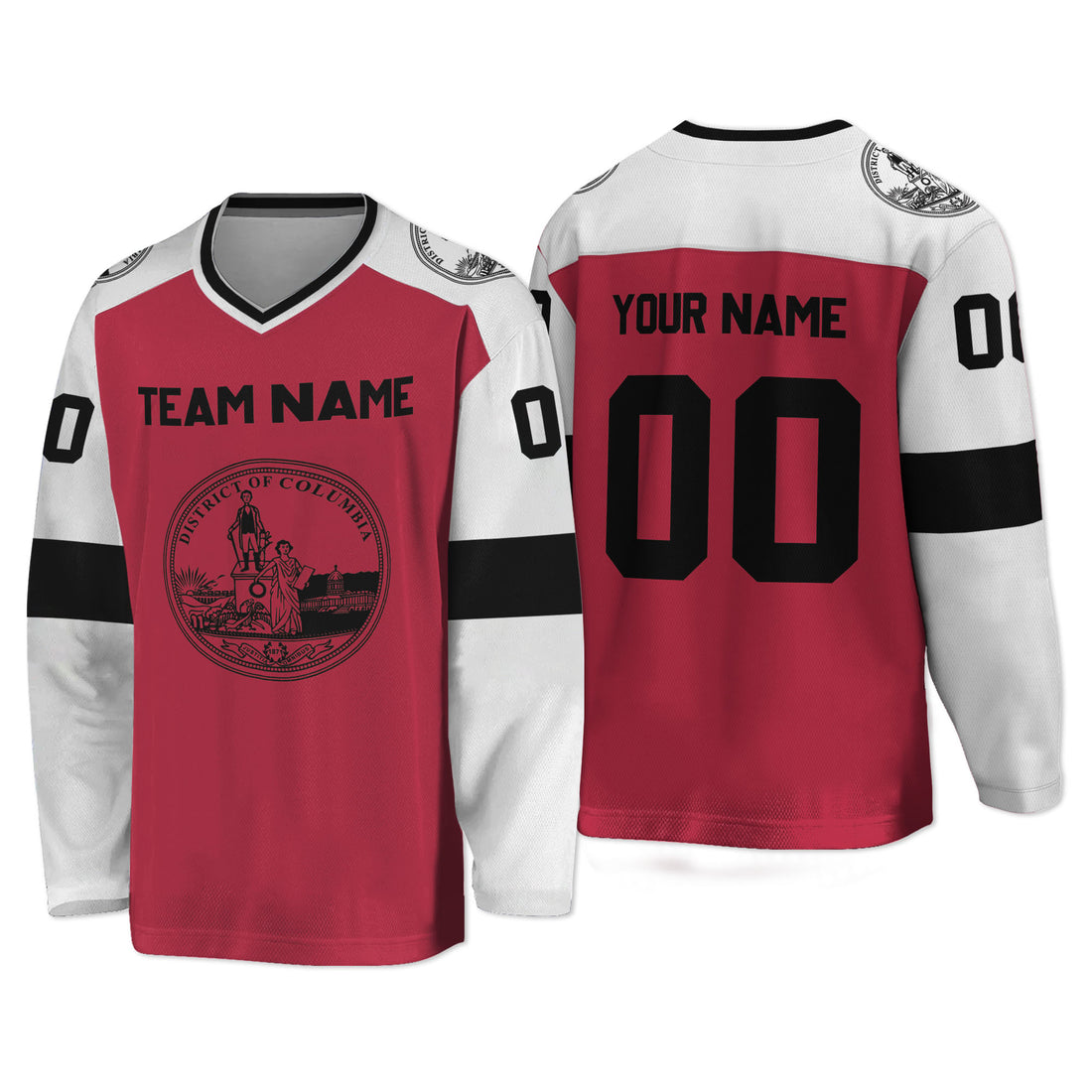 personalized-number-hockey-jersey-i21-red-white-7260