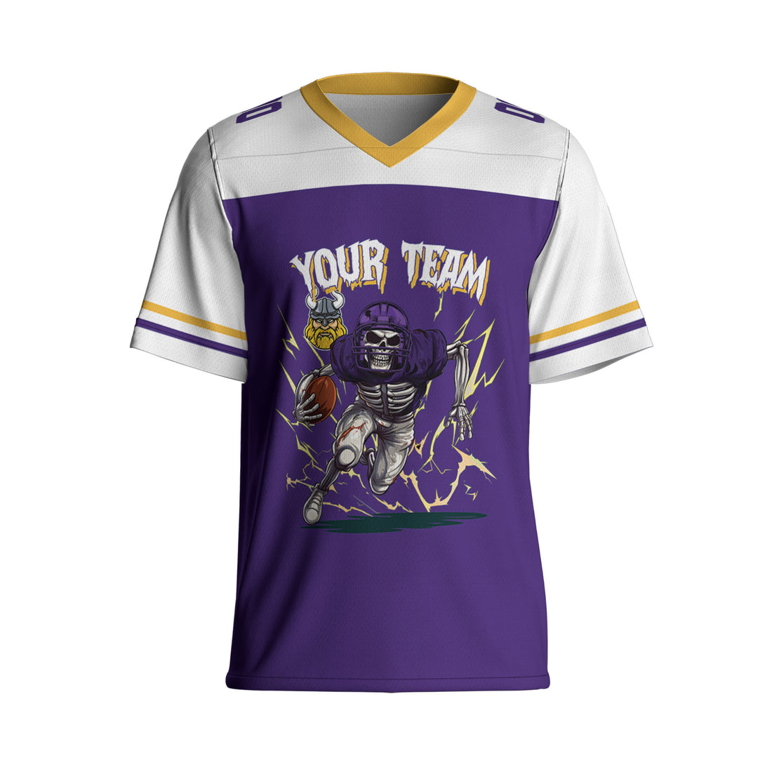 personalized-skeleton-football-jersey-football-custom-purple-white-i2-4745