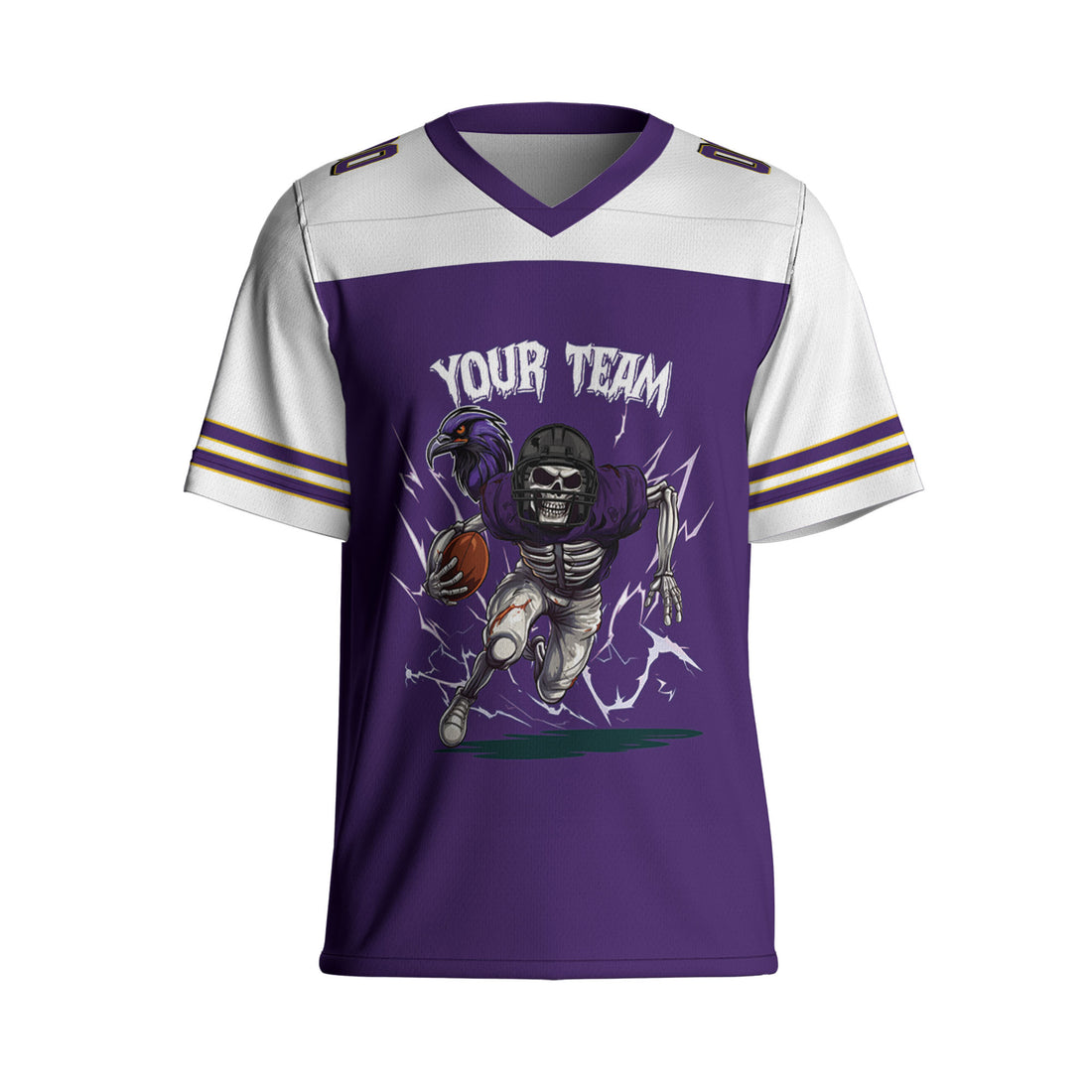 personalized-skeleton-football-jersey-football-custom-white-purple-i2-8941
