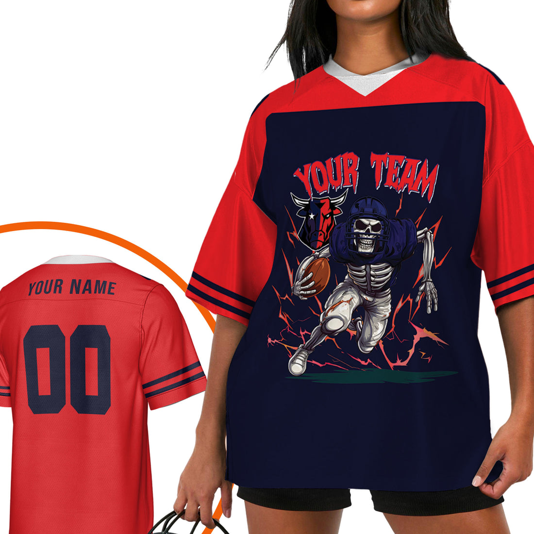 personalized-skeleton-football-jersey-football-custom-navy-red-i2-5972