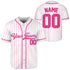 Personalized-Team-Name-And-Number-Baseball-Jersey-Custom-Design-Pink-Color-Collection-Stripes