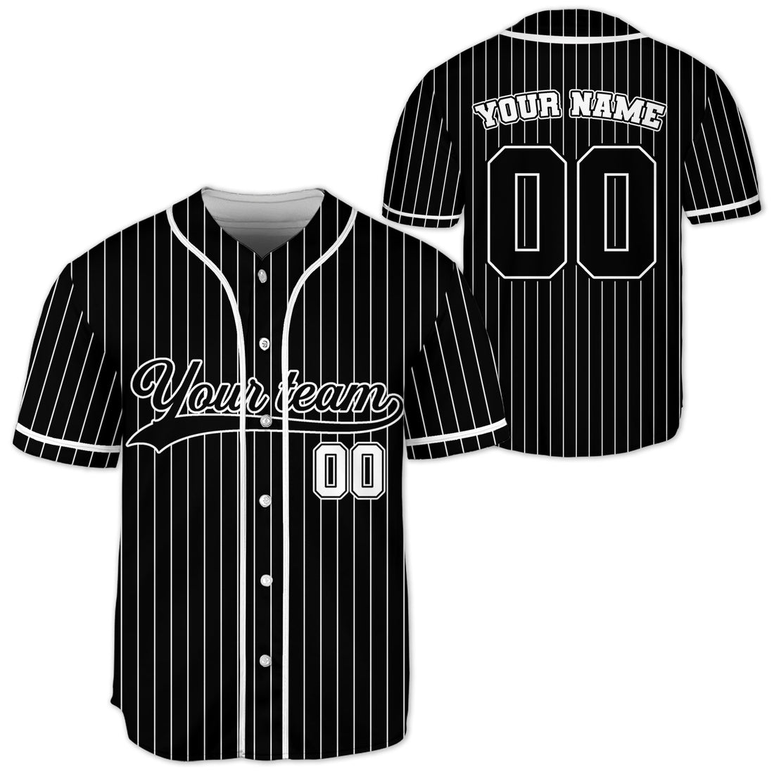 Personalized-Team-Name-And-Number-Collection-Lover-Black