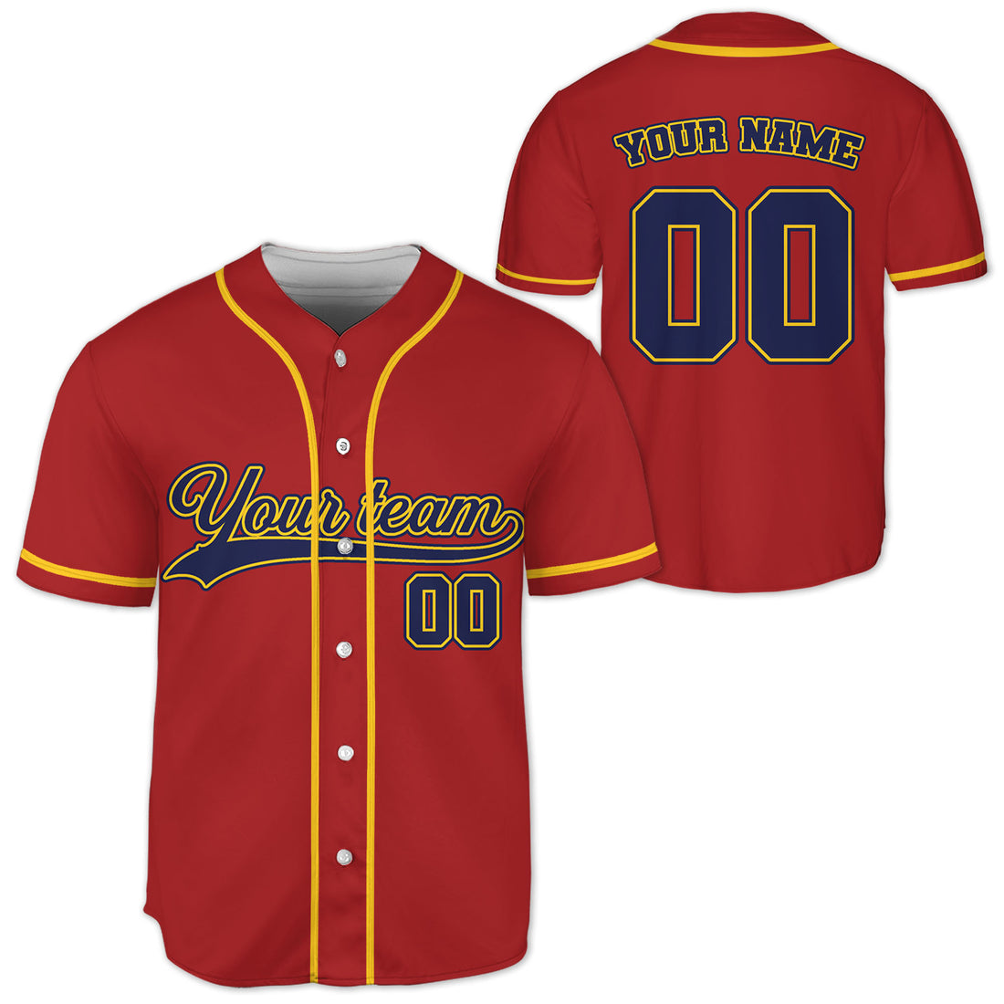 Personalized-Team-Name-And-Number-Collection-Lover-Red