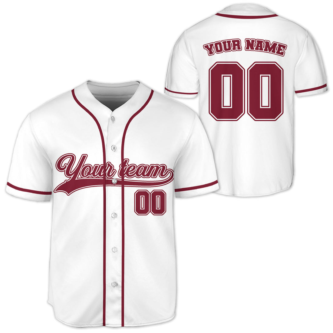 Personalized-Team-Name-And-Number-Collection-Lover-White
