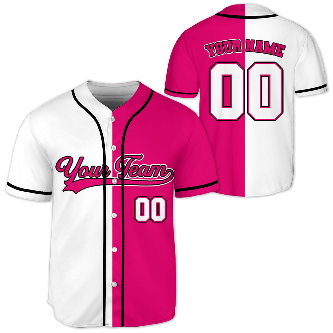 Personalized-Team-Name-And-Number-Collection-Pink-And-White