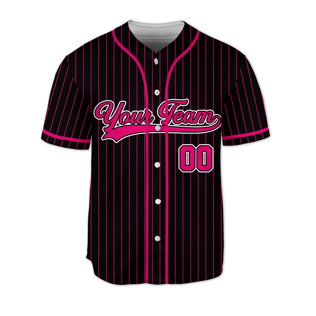Personalized-Team-Name-And-Number-Collection-Pink-Black-Striped
