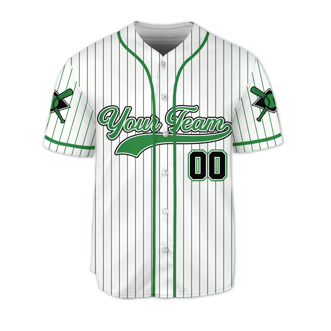Personalized-Team-Name-And-Number-Collection-Striped-Green