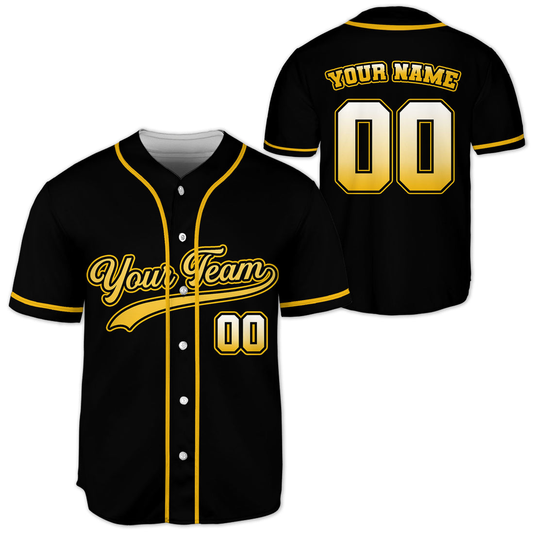 Personalized-Team-Name-And-Number-Custom-Collection-Gradient-Yellow