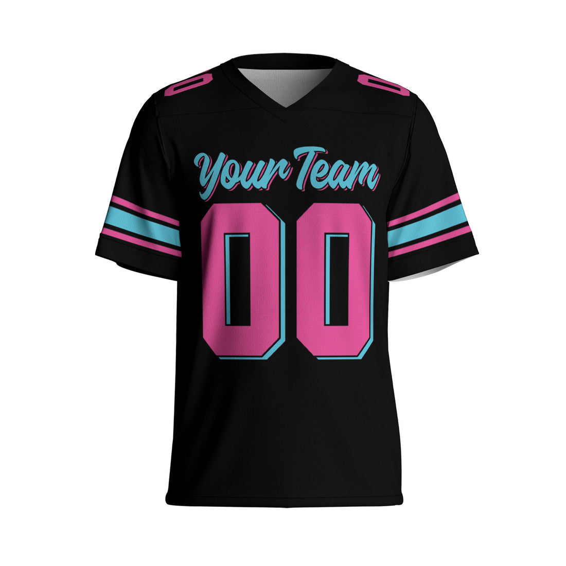 Personalized-Team-Name-And-Number-Retro-Style-Black