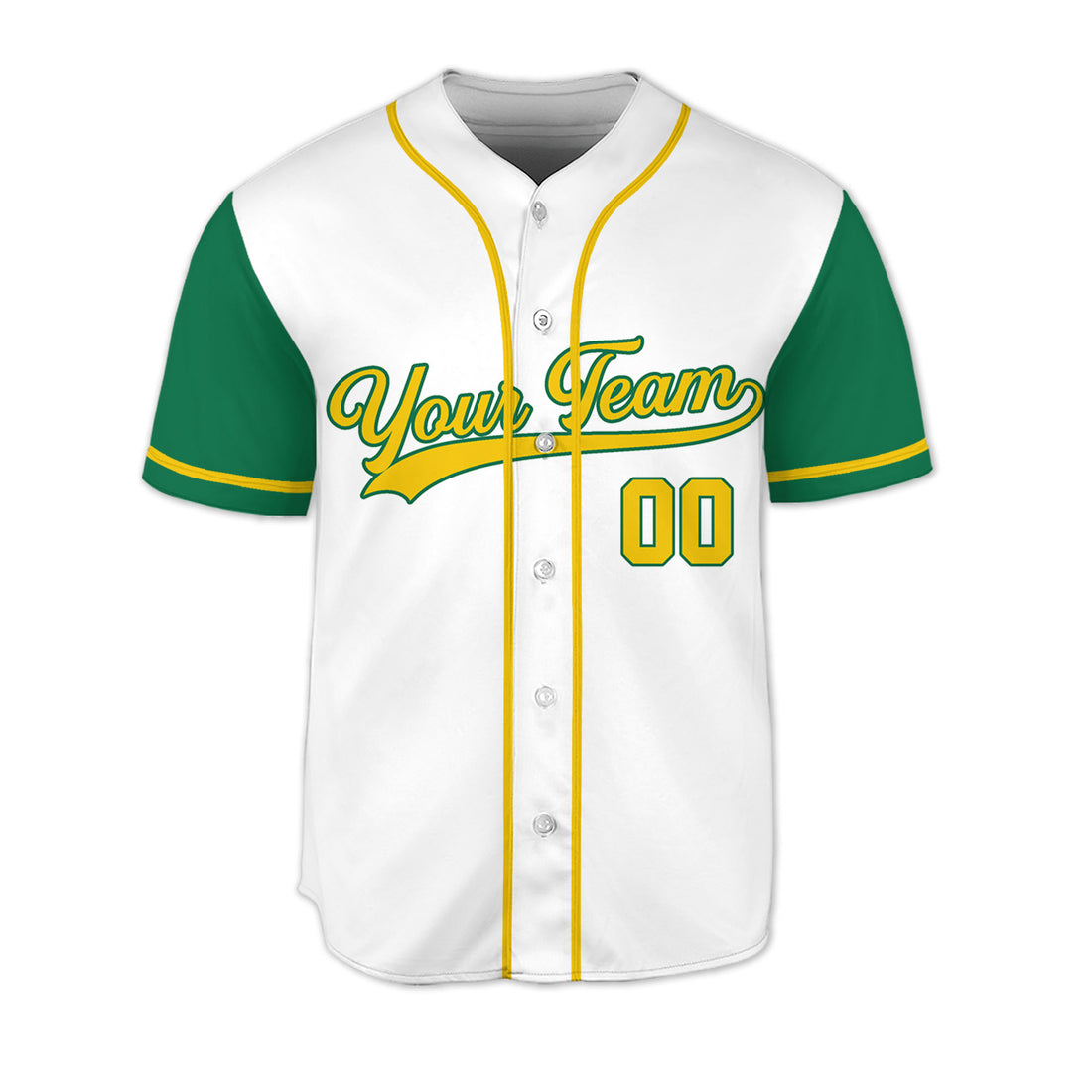 Personalized-Team-Name-And-Number-So-Cool-Collection-White-Green-Sleeve