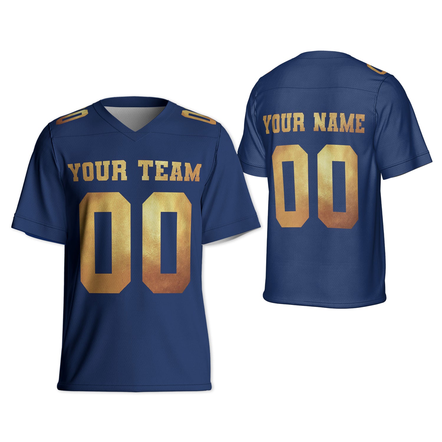 Personalized-Team-Name-Awesome-Navy-Gold