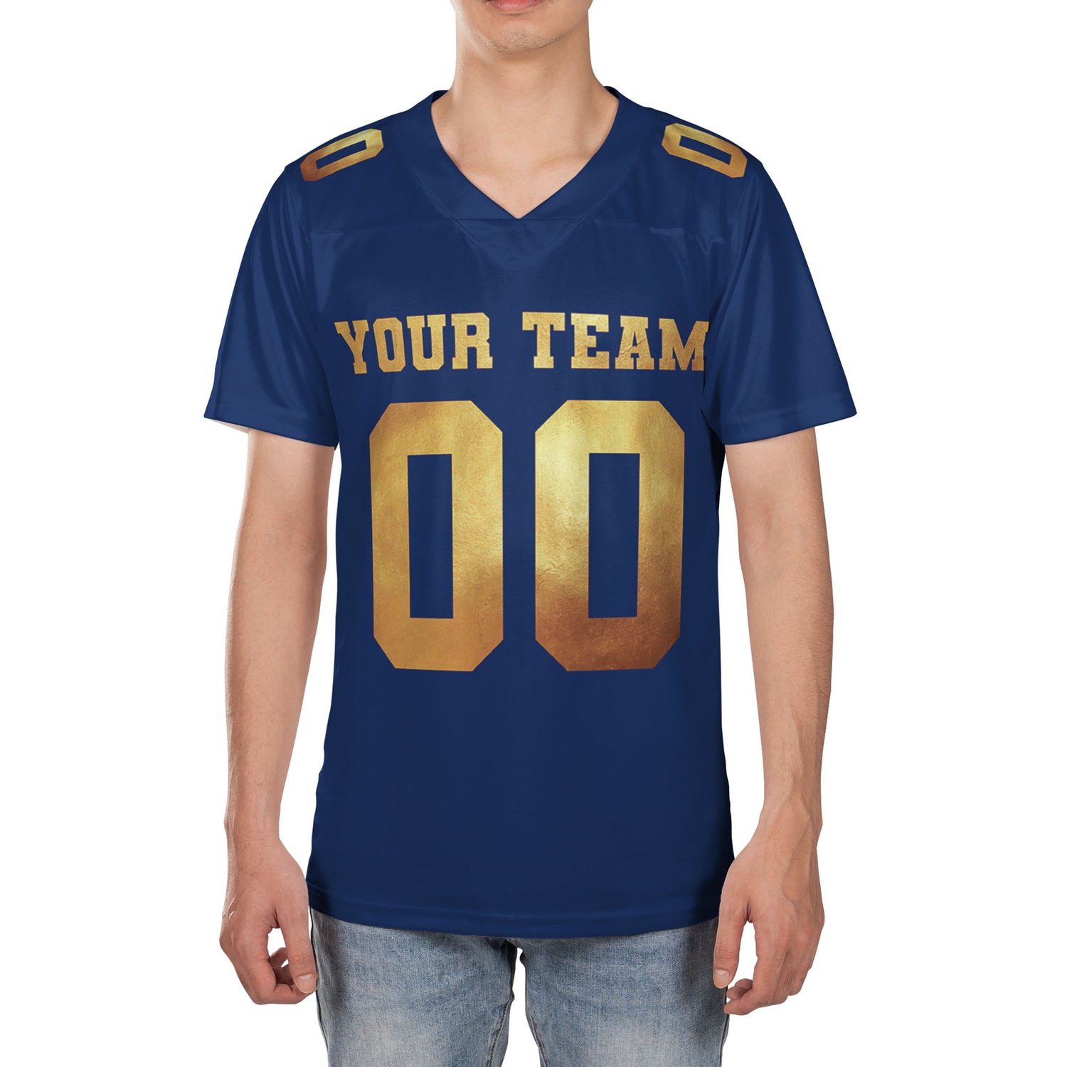 Personalized-Team-Name-Awesome-Navy-Gold