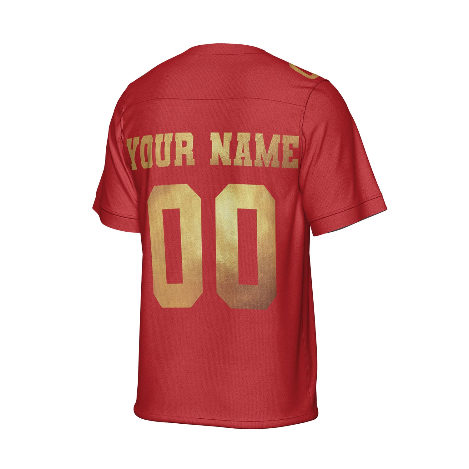 Personalized-Team-Name-Awesome-Red-Gold