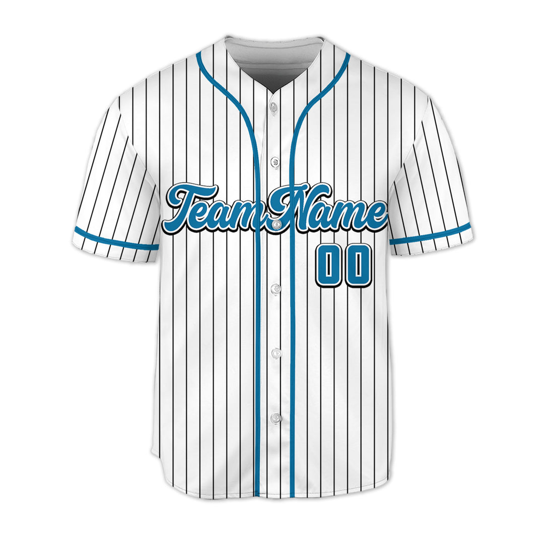 Personalized-Team-Name-Blue-Striped
