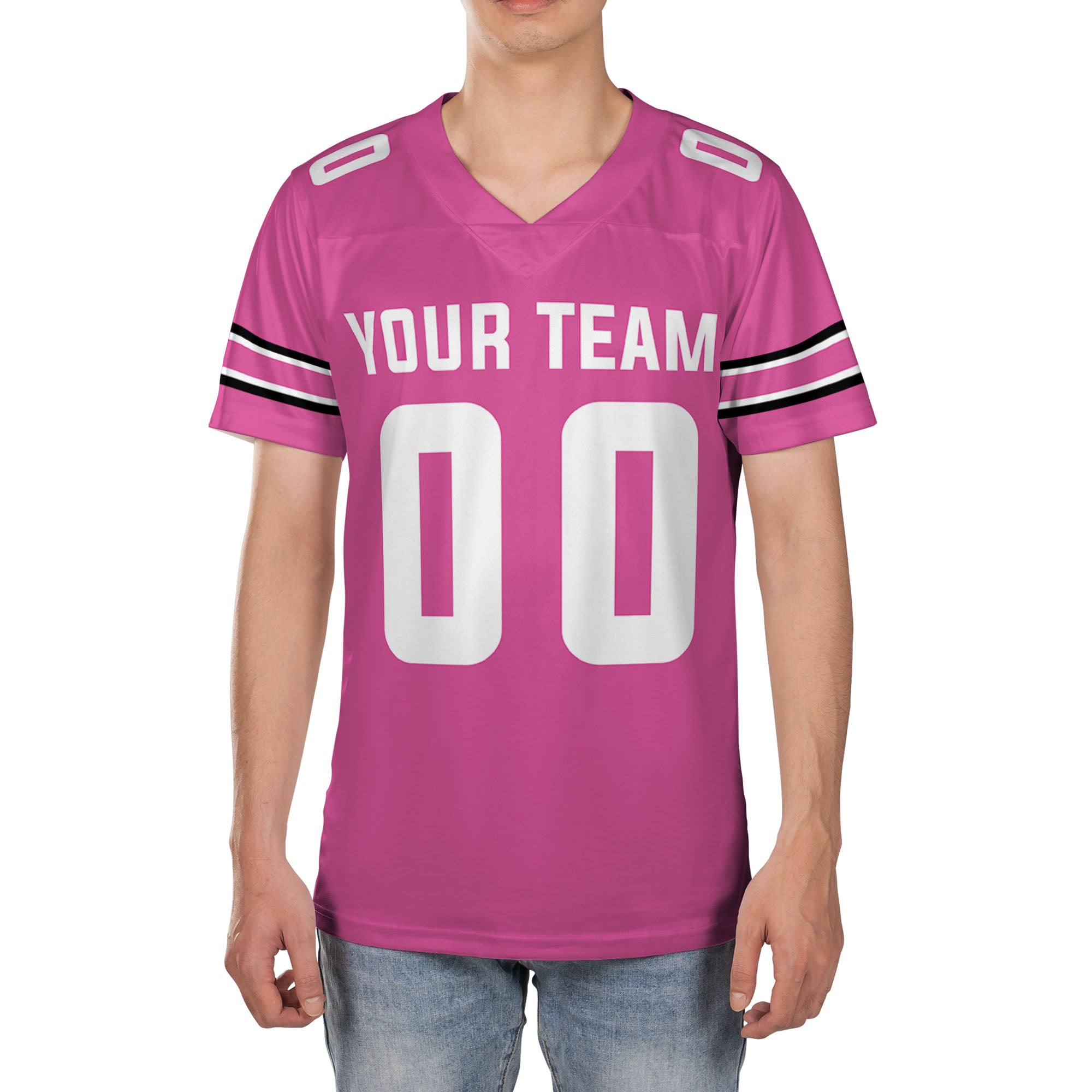 Personalized-Team-Name-Cool-Style-Pink